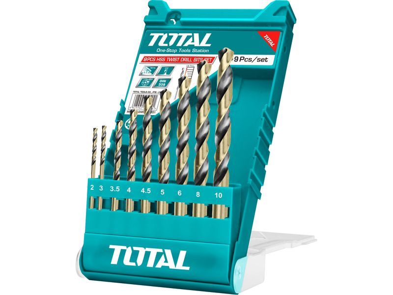 Bohrer für Metall, 9er-Set, HSS, HSS - DE und BG Dicht GmbH