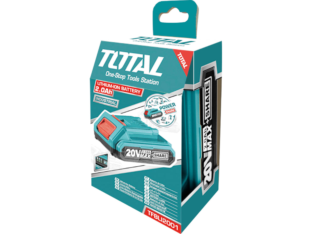 Total wiederaufladbarer Akku 20V, Li-Ion, 2000mAh - DE und BG Dicht GmbH