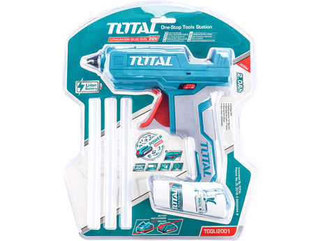 Total Heißklebepistole AKU 20V Li-Ion, 11,2mm, ohne Akku und Ladegerät - DE und BG Dicht GmbH