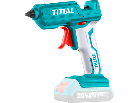 Total Heißklebepistole AKU 20V Li-Ion, 11,2mm, ohne Akku und Ladegerät - DE und BG Dicht GmbH