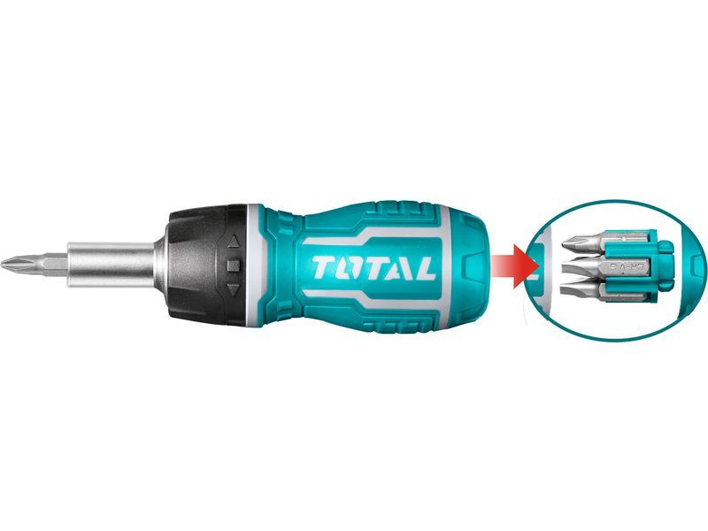 Total Schraubendreher 8 in 1, Ratsche - DE und BG Dicht GmbH