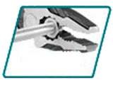 Total Kombinierte Zange, Industrie, 180 mm, CrV - DE und BG Dicht GmbH