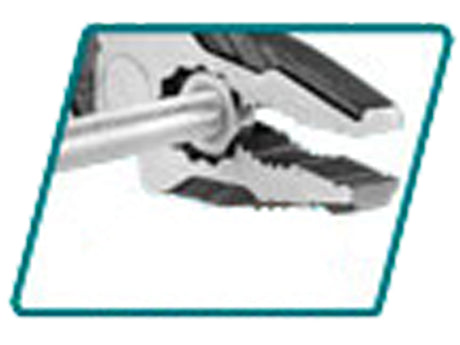 Total Kombinierte Zange, Industrie, 180 mm, CrV - DE und BG Dicht GmbH