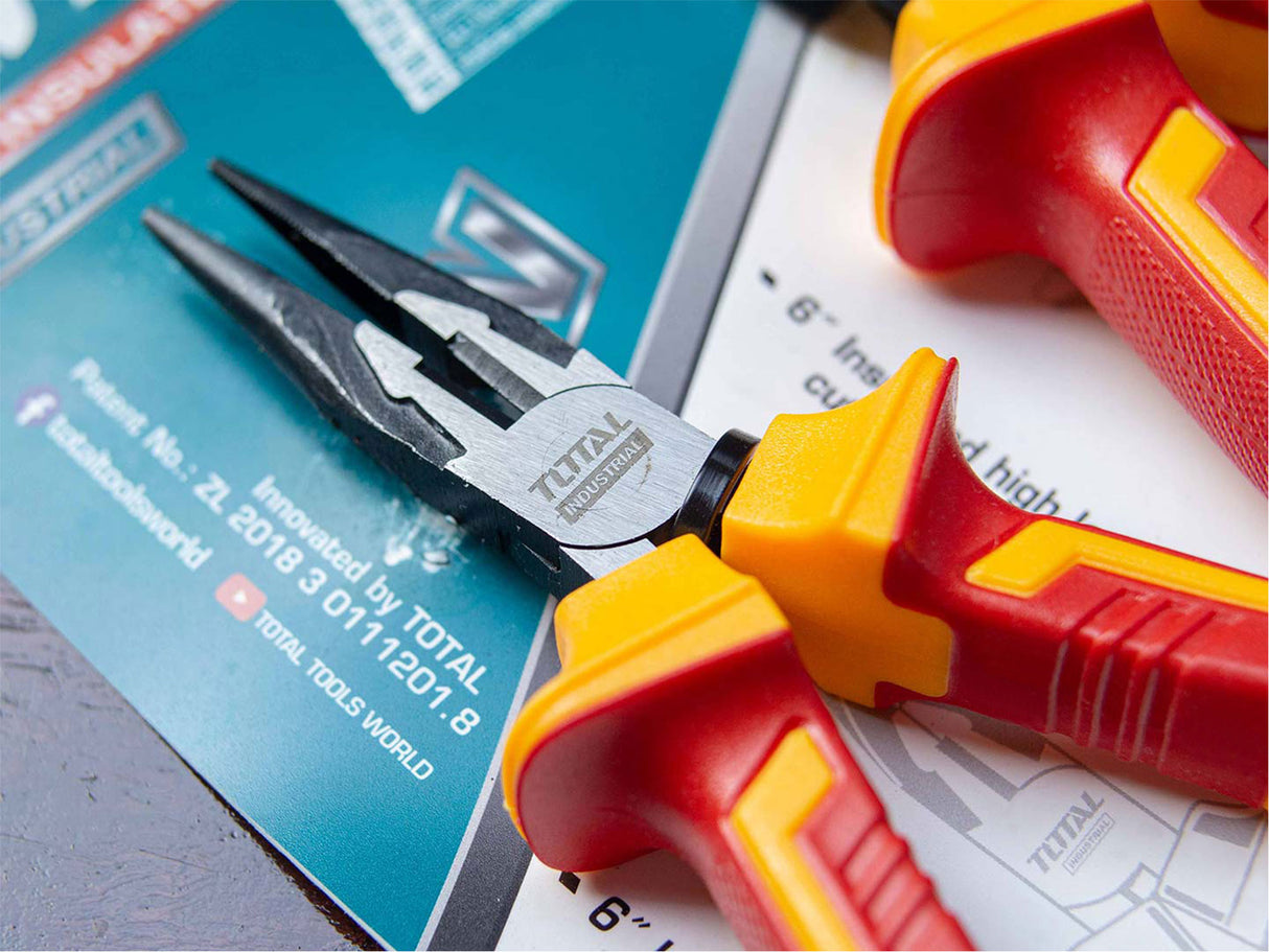 Total Elektrikerzange, 3er-Set, Industrie, 1000 V, CrV - DE und BG Dicht GmbH