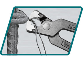 Total Crimpzange, mit Isolierung, Industrie, 228 mm, CrV - DE und BG Dicht GmbH