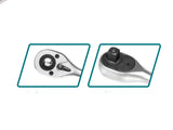Ratsche, Industrie, 1/4", 158 mm - DE und BG Dicht GmbH