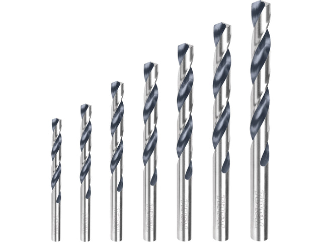 Bohrer für Metall, HSS, 7er-Set, Industrie - DE und BG Dicht GmbH
