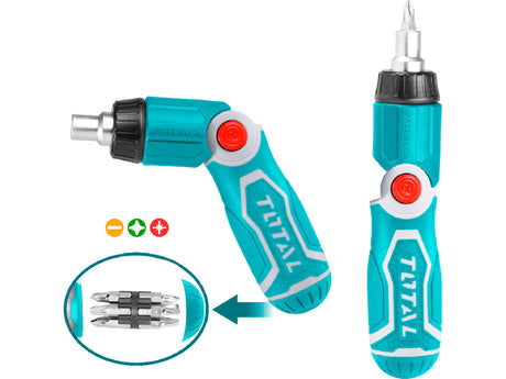 Total Schraubendreher 13 in 1, Ratsche, CrV - DE und BG Dicht GmbH