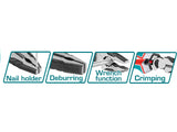 Total Kombinierte Zange, Industrie, 200 mm, CrV - DE und BG Dicht GmbH