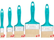 Pinsel, Set à 8 Stück - DE und BG Dicht GmbH