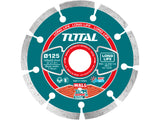 Segmentierte Diamanttrennscheibe, Trocken- und Nassschnitt, 125 mm - DE und BG Dicht GmbH