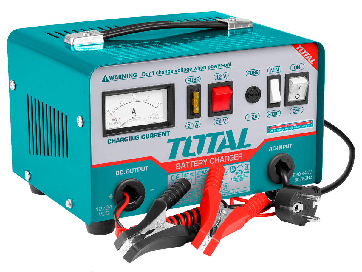 Total Autoladegerät, 28-180 Ah, BOOST-Funktion, 12/24 V - DE und BG Dicht GmbH