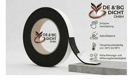 Fugendichtband 100/3-5 mm, schwarz, 10 m - DE und BG Dicht GmbH
