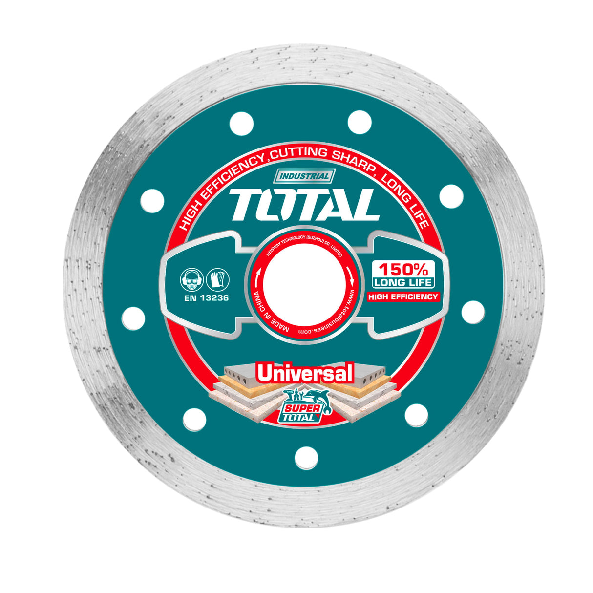 Trockendiamantscheibe 115×22,2mm, 10mm / INDUSTRIAL - DE und BG Dicht GmbH